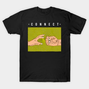 connect two hands T-Shirt